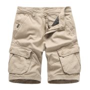 Mens Pants Summer Casual Pants Mens Capris Loose Cargo Pants Cotton Shorts Mens Large Sweatpants Pants - Image 8