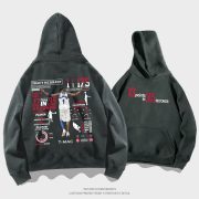Mcgrady Honor Hooded Sweater Mens and Womens Spring and Autumn Wear Basketball Sports Loose Shoulder Hoodie Coat - Image 14