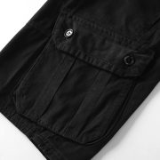 Mens Pants Summer Casual Pants Mens Capris Loose Cargo Pants Cotton Shorts Mens Large Sweatpants Pants - Image 3