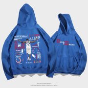 Mcgrady Honor Hooded Sweater Mens and Womens Spring and Autumn Wear Basketball Sports Loose Shoulder Hoodie Coat - Image 13